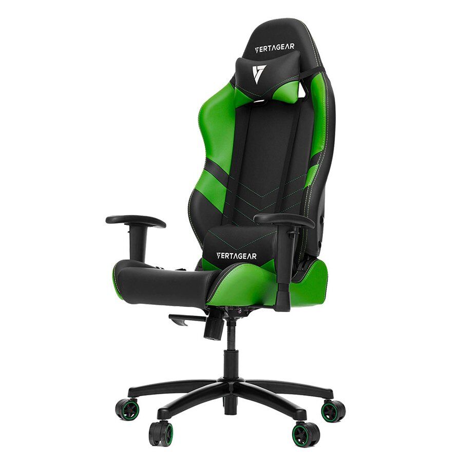 Silla Gamer Vertagear SL1000 - Soporta 130Kg - Negro con Verde - VG-SL1000_GR