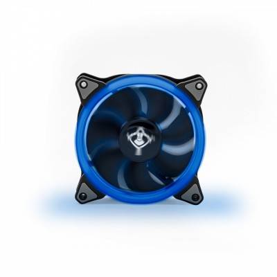 Ventilador Yeyian Typhoon 120Mm 1500 Rpm Negro Led Azul 3 Piezas - YCT-050720B