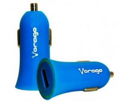 Cargador Para Auto Vorago Au 101 5V 1 Puerto Usb Azul - AU-101-BL