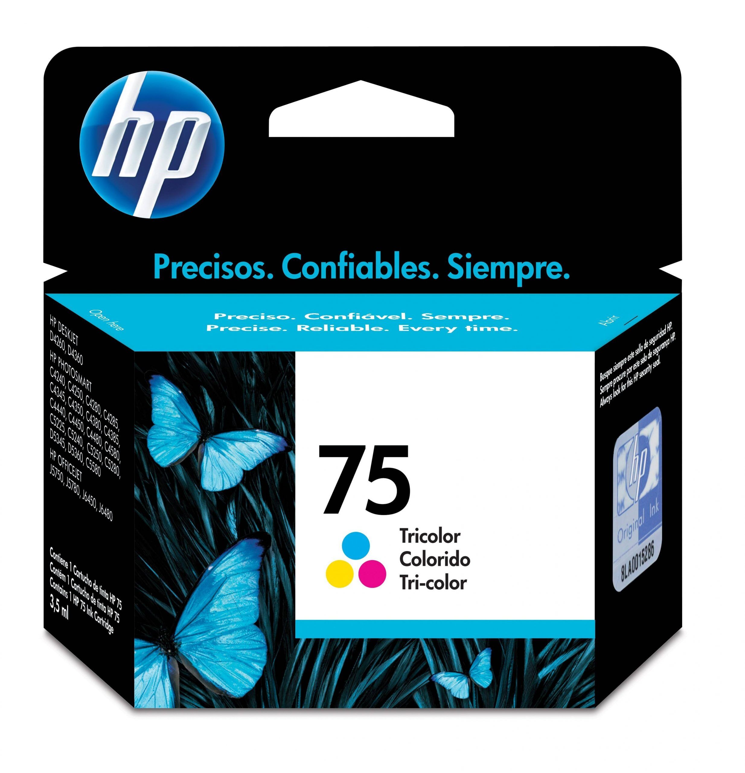 Cartucho De Tinta Hp 75 Tricolor Original (Cb337Wl) - CB337WL