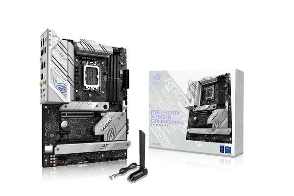 Tarjeta Madre ASUS ROG STRIX B760-A GAMING WIFI - Socket 1700 - 4x DDR5 - 4800/5600/7800+(OC)MHz - HDMI - DisplayPort - USB 2.0/3.2 - ATX - ROG STRIX B760-A GAMING WIFI