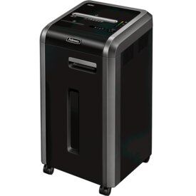 Trituradora Fellowes 225Ci - Corte Cruzado - 20 Hojas - Capacidades 16 Galones - Negro y Plata - 3825001