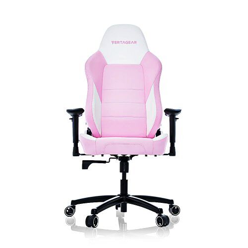Silla Gamer Vertagear VG-PL1000 - Soporta 150 kg - Blanco con Rosa - VG-PL1000_PK